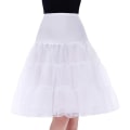 Pikkukuva 5 / 5: 50-luvun alushame Rockabilly-mekko Crinoline Tutu naisille White L