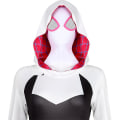 Miniatyrbillede 3 af 5: Spider-man Cosplay Kostume Across The Spider-verse Miles Morales Gwen Zentai Halloween Karneval Fest Dragt Til Voksne Børn Gwen 140