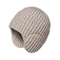 Miniatyrbild 2 av 2: Vinter utomhus tjock stickad yllehatt, varm kall cap Khaki
