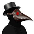 Pikkukuva 2 / 7: Halloween-ruttolääkärimask Kostyymi Lintu Pitkä Nokka Nokka Props - Täydellinen I brown
