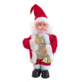 Miniatyrbillede 6 af 7: Kreative julelegetøj 30cm Lysende mave Julmusikboks Julegave Juledekorationer Red
