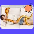 Miniatyrbild 5 av 5: 2,4 m Cobra plysch orm leksak orm Cobra orm plysch leksak stor kung Cobra plysch orm orm[HK] V Green