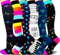 Kompressionsstrumpor För Dam & Herr Cirkulation 6 Par set12 V set12 L XL