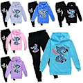 Pikkukuva 1 / 3: Lilo & Stitch Treeniasu 2 osaa Huppari Housut Asusteet Urheiluvaatteet Lapsille Navy V. Navy 150cm