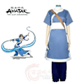 Pikkukuva 1 / 4: Halloween Cos Stage -asu, Avatar The Last Airbender, Prinssi Zukon cosplay-asu, täydellinen setti Katara Blue L