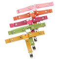 Miniatyrbild 9 av 10: Heart Bone Strumpeband Pu Läder ORANGE - Perfet I