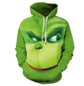 Unisex Jule Grinchs Pullover Hoodie Nyhed Sweatshirt Gave B S