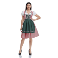 Miniatyrbild 2 av 5: Kvinnors Oktoberfest Beer Maid Costume Bavarian Traditional Dirndl Dress Dark Green M