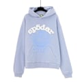 Miniatyrbilde 1 av 2: Sp5der Hip-hop-artist 3D-trykket genser Herr og dame til og med hettegenser Casual sett[HK] blå hettegenser V blue hoodie XL
