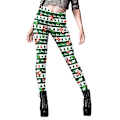 Miniatyrbilde 1 av 4: Julefestlige leggings med helgetema for kvinner