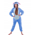 Miniatyrbild 2 av 3: Fleece Stitch tecknad pyjamas i ett stycke och hemkläder S-XL z L