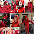Pikkukuva 2 / 5: Halloween Cosplay -asu Bodysuit Jumpsuit Asusteet naamion kanssa S V XXL