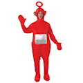 Pikkukuva 2 / 2: Aikuisten ja lasten Teletubbies-asut Cosplay-asu Tinky Winky Dipsy Laa-laa Po juhla-asu Red 150CM