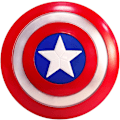 Miniatyrbillede 2 af 6: Captain America Shield Børnekostume Superhelt Klæd Ud - Perfekt V