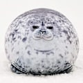 Miniatyrbillede 2 af 4: 60 cm Sæl Plysdyr, Chubby Blob Sæl Pude Sød Sæl Bamse Bomuld Plys Legetøj Pude Kompatibel med Sofa Blød Sæl Kram Pi00 Z