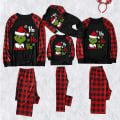 Miniatyrbillede 2 af 3: Jul Grinch Pyjamas Voksne Børn Familie Matchende Nattøj Pyjamas Sætstmfz01169 Z Kids-4T