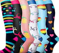 Kompressionsstrumpor För Dam & Herr Cirkulation 6 Par set10 V set10 L XL