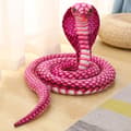 Miniatyrbild 5 av 5: 2,4 m Cobra plysch orm leksak orm Cobra orm plysch leksak stor kung Cobra plysch orm orm[HK] V Rose red