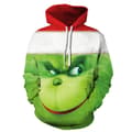 Unisex Christmas Grinchs Pullover Hoodie Novelty Sweatshirt Present D 3XL