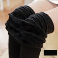 Miniatyrbillede 3 af 6: Vinterleggings termoleggings varme vinter leggings musta 300g