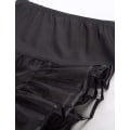 Miniatyrbilde 5 av 5: 50-talls underskjørt Rockabilly Kjole Krinolinet Tutu for kvinner Black S