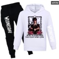 Miniatyrbillede 1 af 3: Mub- Wednesday Addams Hoodie Sweatshirt til børn white G white Z white 110cm