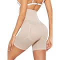 Kvinnor Hög Midja Body Shaper Slim Mage Kontroll I apricot L