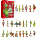 Miniatyrbild 1 av 10: Adventskalender 2023 Julgranscheckdekorationer Julkalender för barn Vuxna E
