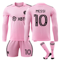 Miniatyrbilde 1 av 2: 2023-2024 Vinter Inter iami CF Hjemmefotballdrakt for Voksne og Barn nr 10 essi M