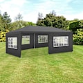 Miniatyrbild 9 av 11: tectake Paviljong Vivara 6x3m med 5 sidopaneler grå