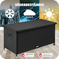 Miniatyrbild 7 av 11: tectake Dynbox Kiruna med lock Svart
