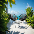 Miniatyrbild 8 av 11: tectake 2-set Loungestol Santana med bord Svart