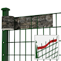 Miniatyrbild 5 av 6: tectake PVC-skyddsfilm med fästklämmor - 35 m Stonegrey