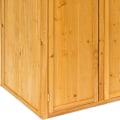 Miniatyrbild 10 av 10: tectake Trädgårdsskåp med spetsigt tak Brun
