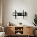 Miniatyrbild 9 av 10: tectake Väggfäste TV för  32-100 tum lut-och vridbar Svart