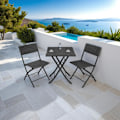 Miniatyrbild 9 av 11: tectake Cafegrupp Trevi i konstrotting Svart
