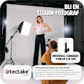 Miniatyrbild 7 av 11: tectake Studiolampa + softbox modell 2 Svart
