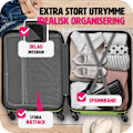 Miniatyrbild 8 av 11: tectake Resväskeset 4 stycken med hårt skal Grön