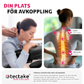 Miniatyrbild 4 av 9: tectake Massagestol i konstläder Svart