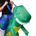 Miniatyrbild 7 av 9: tectake Uppblåsbar maskeraddräkt Dinosaurie-tämjare Grön
