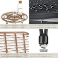 Miniatyrbild 5 av 11: tectake Caféset i konstrotting Molfetta 2+1 Natur
