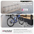 Miniatyrbild 3 av 11: tectake Cykelställ - 5 Silver