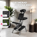 Miniatyrbild 8 av 9: tectake Massagestol i konstläder Svart