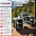 Miniatyrbild 2 av 11: tectake Campingkök XXL med 5 fack Svart