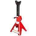 Miniatyrbild 3 av 5: tectake Pallbockar 2 st. 3000 kg Röd