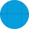 Miniatyrbild 5 av 5: tectake Poolskydd runt - Ø  300 cm Blå