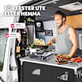 Miniatyrbild 4 av 10: tectake Campingkök Deluxe med 6 fack Svart