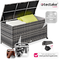 Miniatyrbild 3 av 11: tectake Dynbox i konstrotting grå