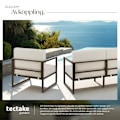 Miniatyrbild 4 av 11: tectake Loungeset Comosa för 7 personer Beige