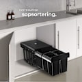 Miniatyrbild 8 av 11: tectake Sopsortering Ashlyn, 3-kärl, 31L Svart